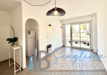 Venta departamento 2 ambientes al frente con balcon frances
